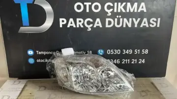 Toyota Corolla Sağ Far Sıfır (07-11)