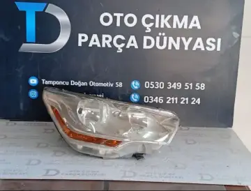 Citroen C4 Sağ Far Orjinal Çıkma (11-17)