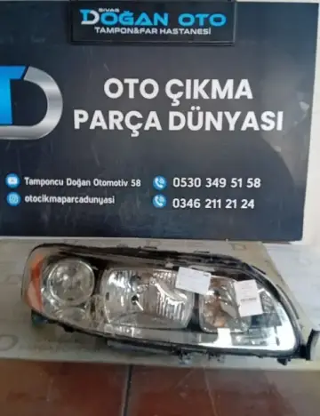 Volvo S60 Sağ Far Merceksiz Orjinal Çıkma (05-10)