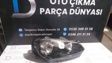 Volkswagen Golf 6 Sağ Far -09-12